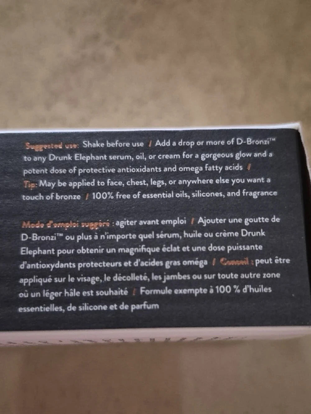 Drunk Elephant D-Bronzi Anti-Pollution Sunshine Drops